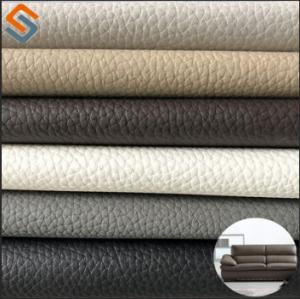 China Small Lichee Pvc Leather For Sofa Furniture Upholstery 0.6MM 50Meters / Roll wholesale