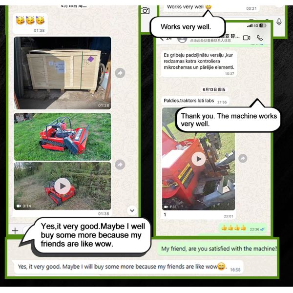 Factory Direct Cordless DIY Remote-controlled Lawn Mower with 150mm Track Width and Snow Shovel for Estate Lawns