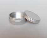 25ml 48*18 Threaded Aluminum Box Candle Balm Aromatherapy Lip Balm Cosmetic