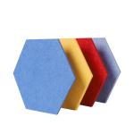12mm Hexagon Sound Absorbing Acoustic Wall Panel Polyester Acoustic Panel