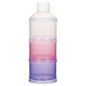 China 3 Grid Baby Milk Powder Container BPA Free PP Formula Dispenser wholesale