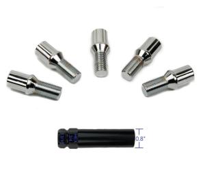 China M14x1.5 Spline Drive Lug Bolts , Heat Treated Chrome Wheel Bolts 0.93 Inch wholesale
