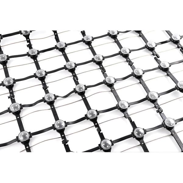 Outdoor Waterproof P100 LED Net Screen Lightweight Thin Flexible Mesh LED Display