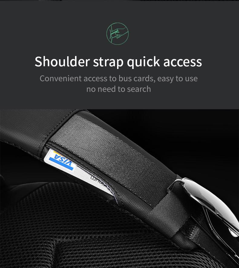 Factory hot custom fashion chest crossbody bag waterproof anti theft shoulder sling bag men sling bag