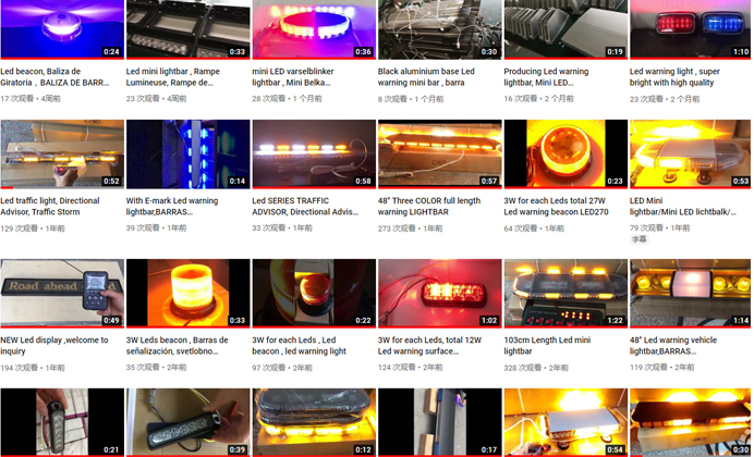 DC12-24V ECE Led beacon / strobe beacon / Gyrophare LEDS, Luz Estrobo, lampeggianti strobo /Barras de señalización