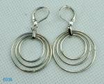 Fashion tin alloy and copper ladies rhinestone dangle drop earring