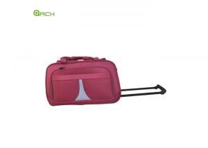 China Two Exterior Pockets Tapestry Waterproof Wheeled Duffel Bag wholesale