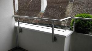 China Handrails 100mm Stainless Steel Railing Components wholesale