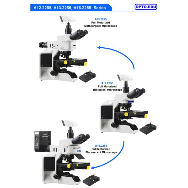 Opto Edu A12.2255 Laboratory Biological Microscope Fully Motorized BX53 CX43 Level