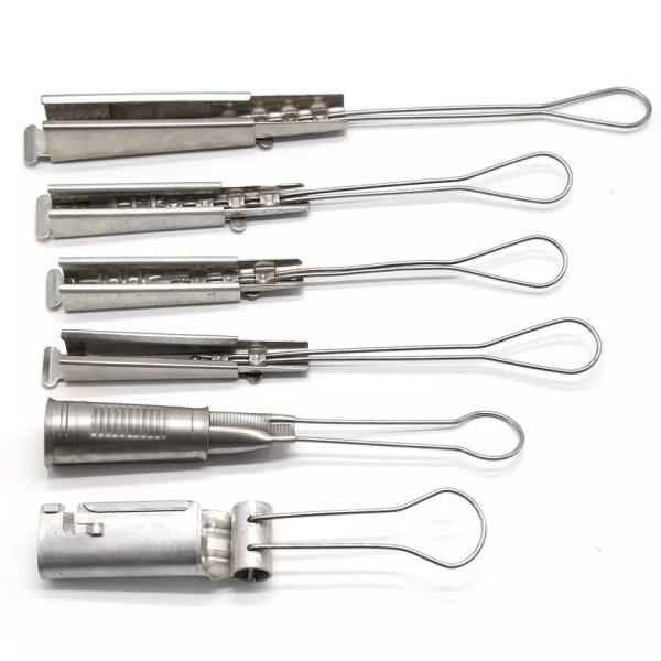 High Quality Stainless Steel Optical Fiber Cable Drop Wire Clamp For Ftth