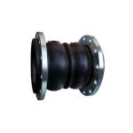 EPDM Double Sphere Expansion Joint Pipe Fittings Small Pump Flanged Rubber