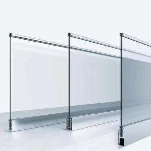 China Aluminum Glass Balcony Fence Coastal Ready Unobstructed Ocean Views wholesale