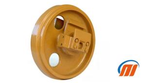 China EX400 Excavator Undercarriage Parts Track Guide Wheel Front Idler Assembly wholesale