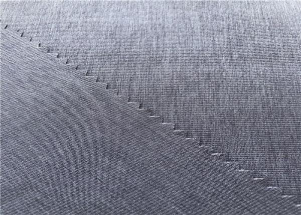 Stripe Coated Polyester Fabric Mechanical Stretch Cationic For Outdoor Sports