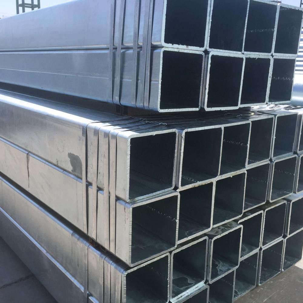 Q235B A36 Low-Carbon Hot Dipped Pipe with 20x20mm---500x500mm Out Diameter Galvanized Square Steel Tubes
