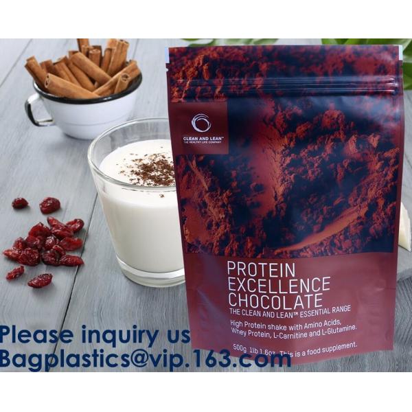 Custom Print Biodegradable Foil Packaging Soft Zipper Stand Up Bottom Gusset Plastic Drinking Pouches Bags With Straws