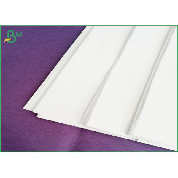 Offset Printing Virgin White Kraft Paper , Butcher Paper Sheets Customized Size
