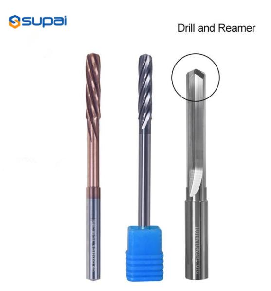 Solid Carbide Chucking Machine Tapered Drill Straight Groove Reamer Tungsten