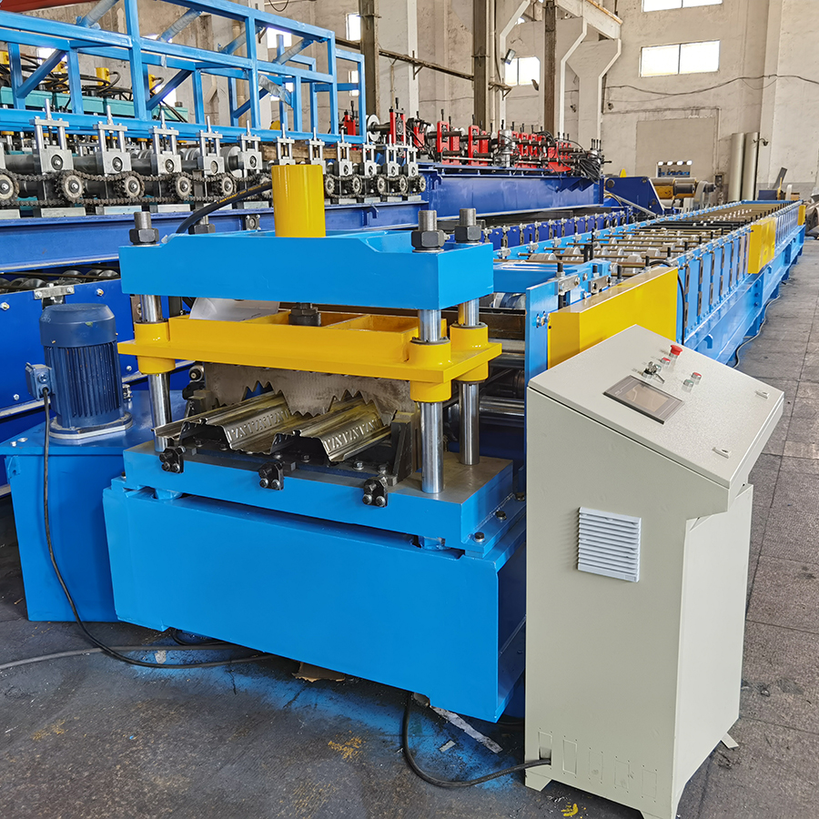 High Speed Floor Metal Deck Forming Machine 12 Stations Custom