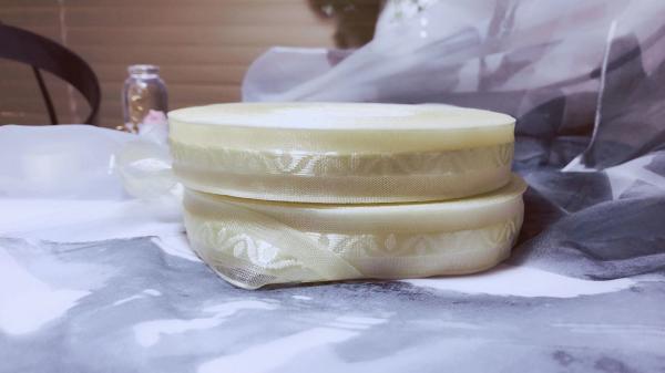 Pantone Color Card Wired Organza Ribbon For Hotel Decoration / Holiday