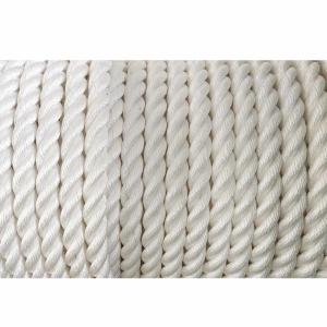 China White Braided 3 Strand Twisted Rope With Wooden Reel Meets US Standards wholesale
