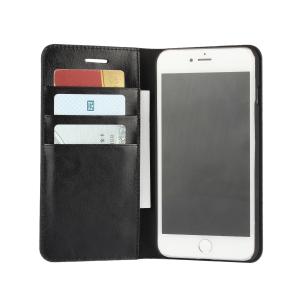 China iPhone 8 Case, Genuine Leather Wallet Case Folio Flip Cover for iPhone 5/6/7/8/X/XS/XS MAX/XR wholesale