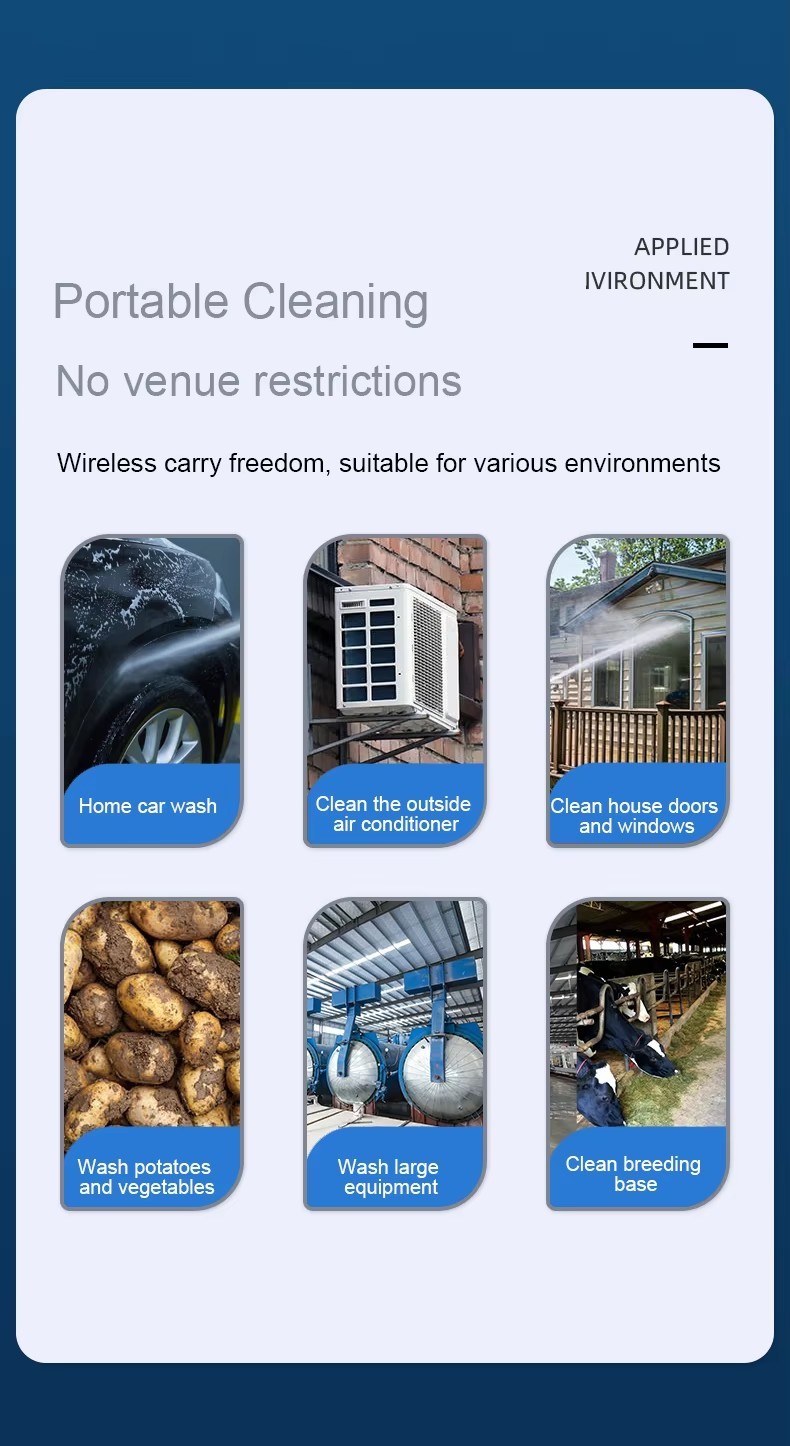 220V Commercial Push Type Car Washer Easy To Operate Car Washer Machine Hot Selling Car Pressure Washer