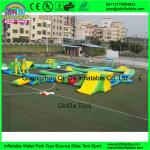 Custom design outdoor adults giant inflatable floating water park for open water