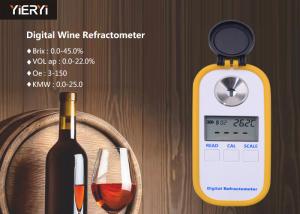 China Digital Specific Gravity Refractometer Temperature Correction For Juice / Milk wholesale