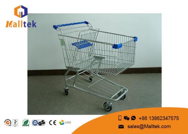 Quality Durable Structure Lightweight Shopping Trolley Alignment Shopping Basket Trolley for sale