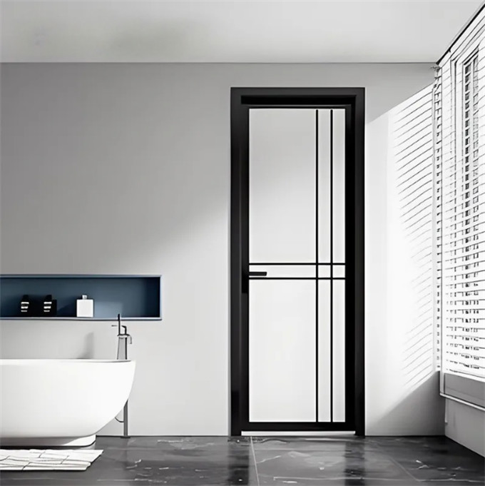 Original Living Room Aluminum Casement Doors With 10 Sealing Layers And Optional Color