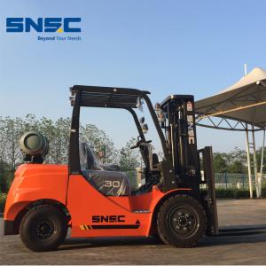China Japan Nissan Engine Snsc 3ton LPG Forklift with Load Center 500mm Ordinary Combustion wholesale