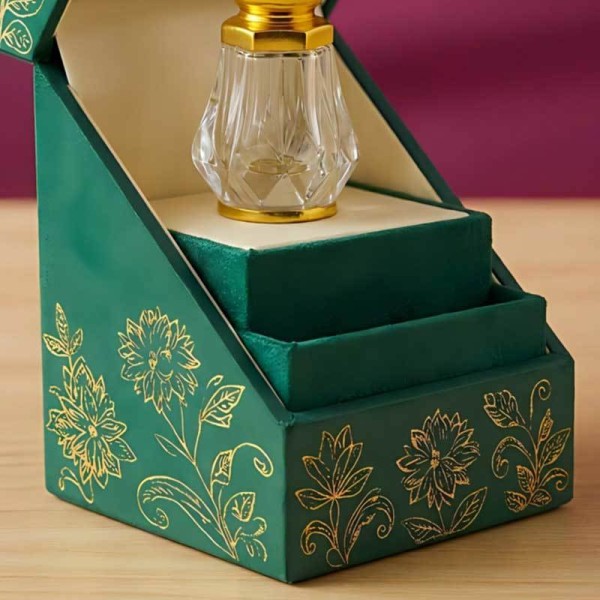 Custom Luxury Flip Top Perfume Box with Premium Material and Exquisite Workmanship