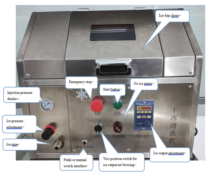Dry Ice Blast Cleaning Machine PCB Circuit Board Removing Rosin