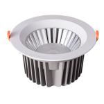 3000K 10W 12W LED Ceiling Downlight Aluminium No Lead Anti Impact