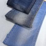 Dual Core Cotton Spandex Denim Fabric Dark Blue Denim Cloth 8.6oz