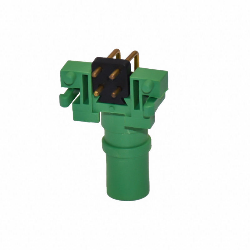 M12 Female 4 Pin Plastic Waterproof Connector , PCB Right Angle Connector For Sensor