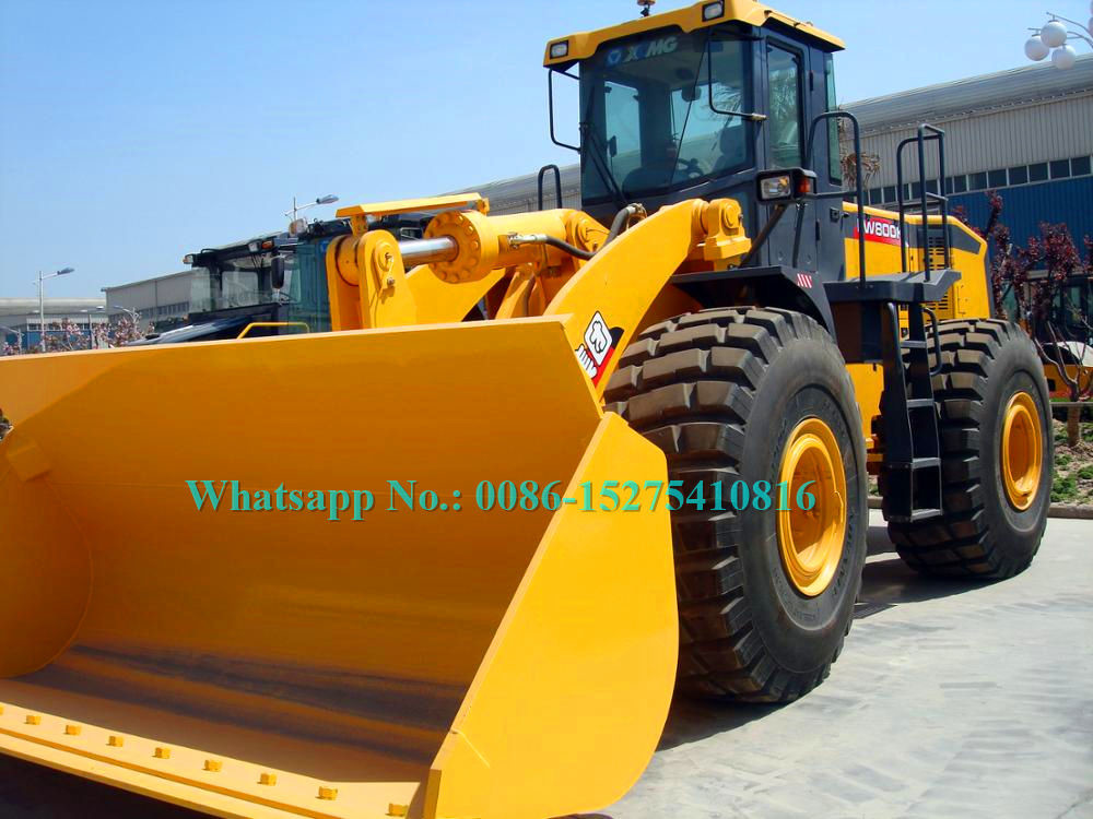 Heavy Load 8 ton Large Wheel Loader XCMG LW800KN with 4.2m3 Rock Bucket Cummins Engine