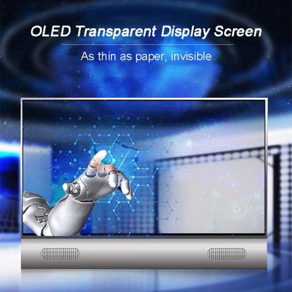 30 Inch See Through OLED Advertising Transparent OLED Signage