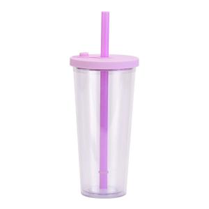 China Water Iced Coffee Travel Tumbler With Straw And Lid Reusable wholesale