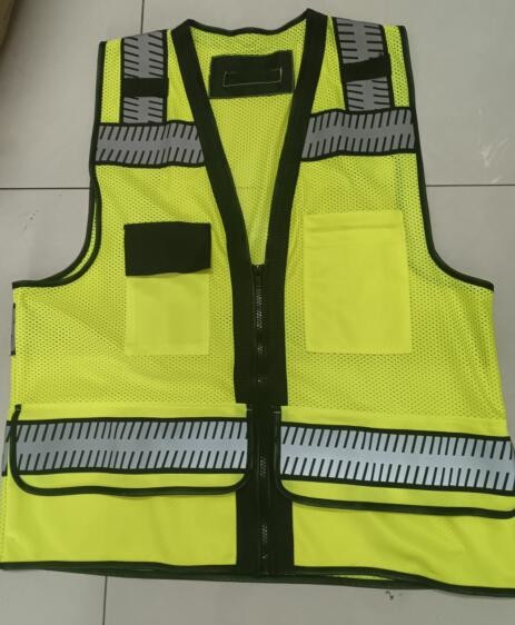 Highway Green Safety Mesh M-3xl Size Safety Vest Net High Visibility