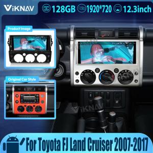 China 8 Core 128GB Car Multimedia Player For Toyota FJ Land Cruiser 2007-2017 wholesale