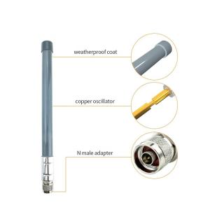 China 2.4g cb eu standard rfid 8dbi omni diamond dual band mast n tube helium lora fiberglass antenna wholesale