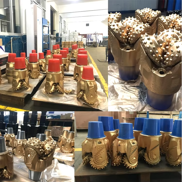 API Standard Tricone Drill Bit Hard Rock Drilling Bits Steel Matrix Body Roller Cone Bit
