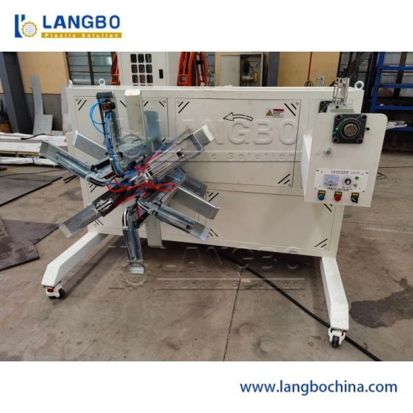 Automatic PEX Pipe Coiling Machine with 16-40mm Pipe Diameter Range, Adjustable Winding System, and PLC Control