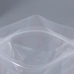 PET Flat Bottom Clear 800g Flat Bottom Gusset Bags