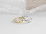 Lanciashow Unique 925 Solid Silver Jewelry Irregular Open Ring For Women