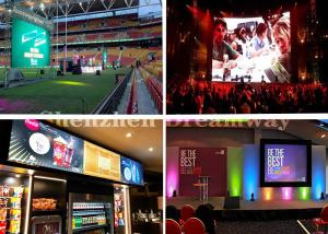 China 1000 Nits Brightness Indoor LED Screen Rental 128 × 64 Dots Module Resolution wholesale