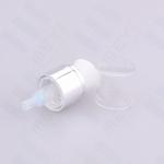 Pp Cosmetic Treatment Pump Spray Pump With Cap , 18/410 Silver Aluminum Cream
