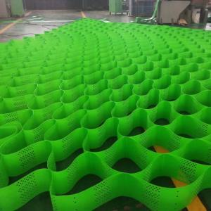 China Green Ultrasonic Welding Textured Geocell Ground Grid Paver with Modern Design Style wholesale